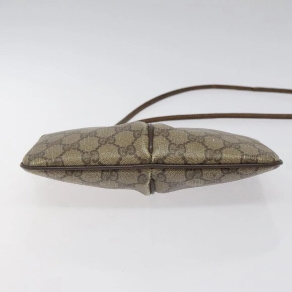 GUCCI GG Supreme Web Sherry Line Shoulder Bag PVC Beige 904 02 047 Auth hk2601 - Picture 7 of 16